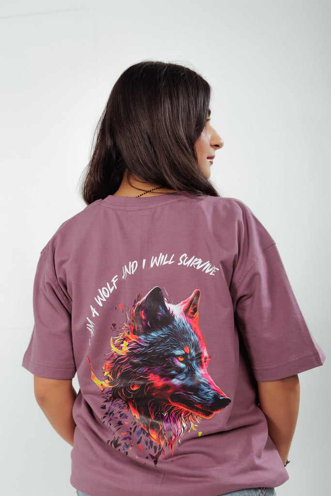 I'M A WOLF OVERSIZED T-SHIRT