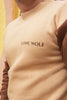 BROWN X BEIGE JERSEY SWEATSHIRT