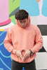 PEACH WEAR A HUG  OVERSIZED HOODIE